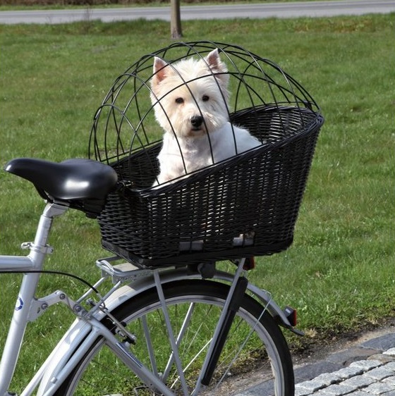 TRIXIE Suņu grozs velosipēdam 35 x 49 x 55 cm melns