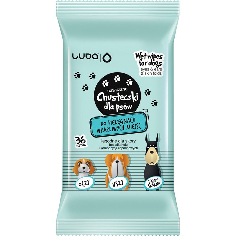 LUBA Salvetes suņiem, jutīgu zonu kopšanai | Fera24.lv