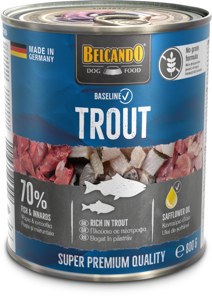 BELCANDO Baseline Mix garšas forele, tītars