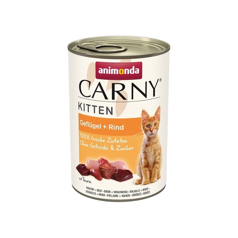 ANIMONDA Carny Kitten Poultry&Beef 24x400 g
