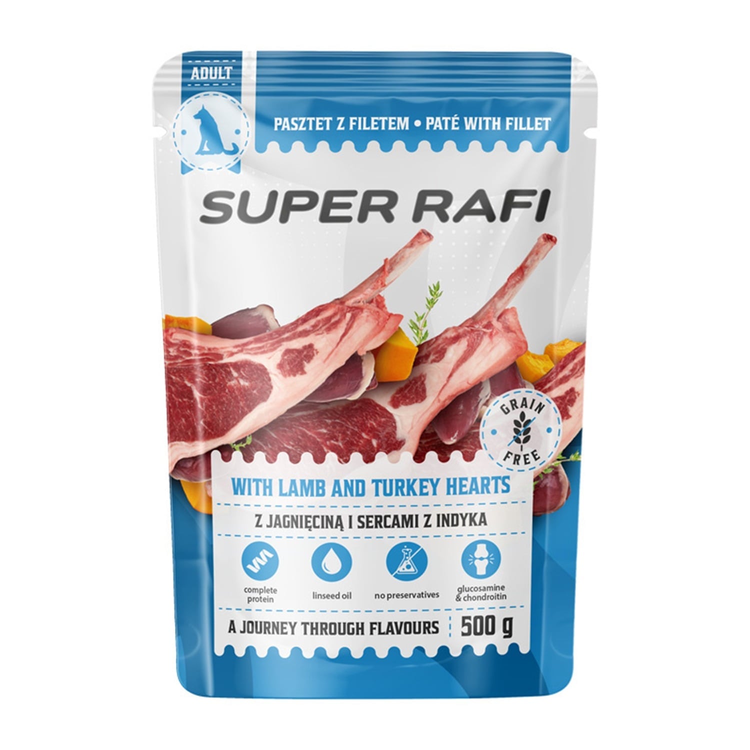 SUPER RAFI ar jēra gaļu un