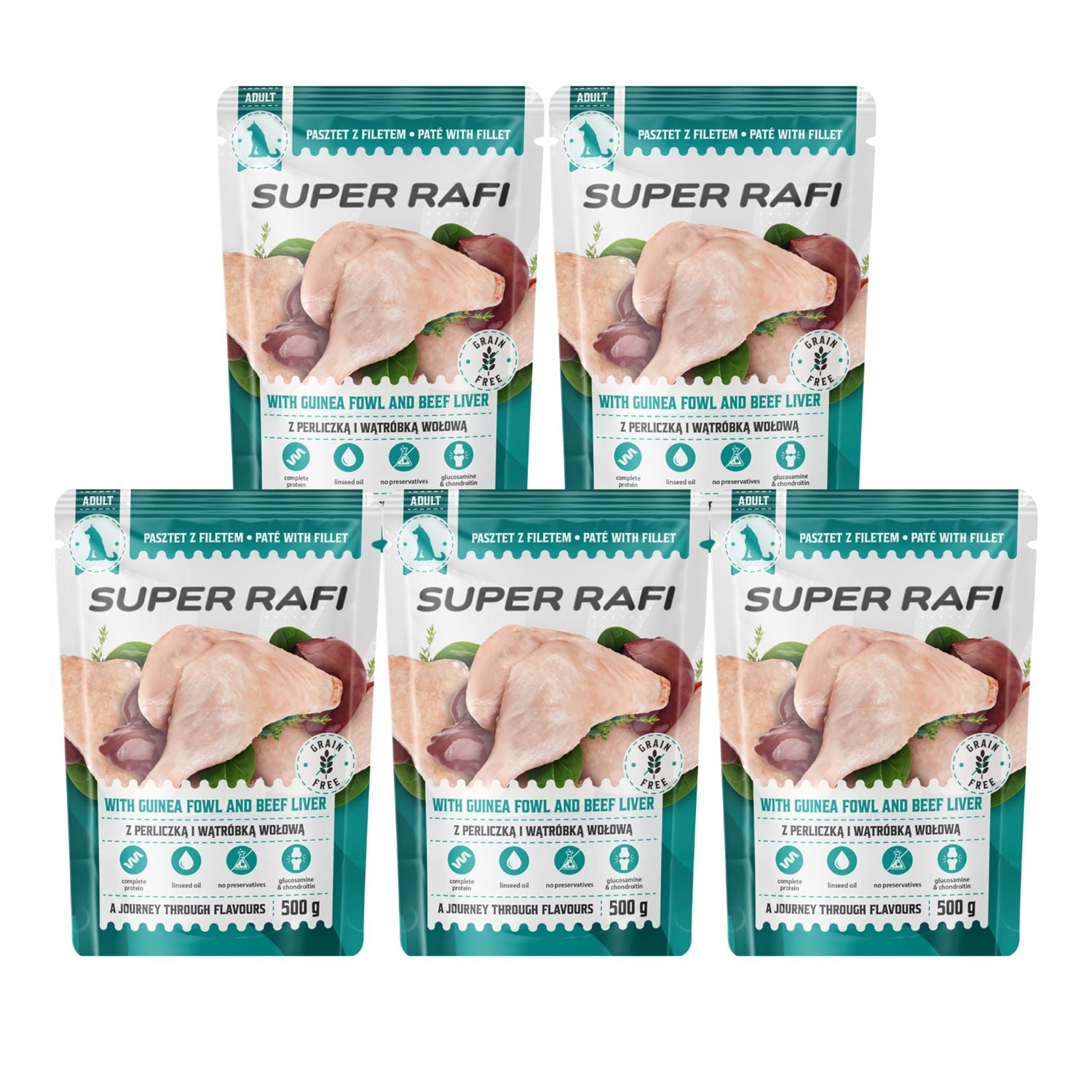 SUPER RAFI ar pērļu vistiņu un