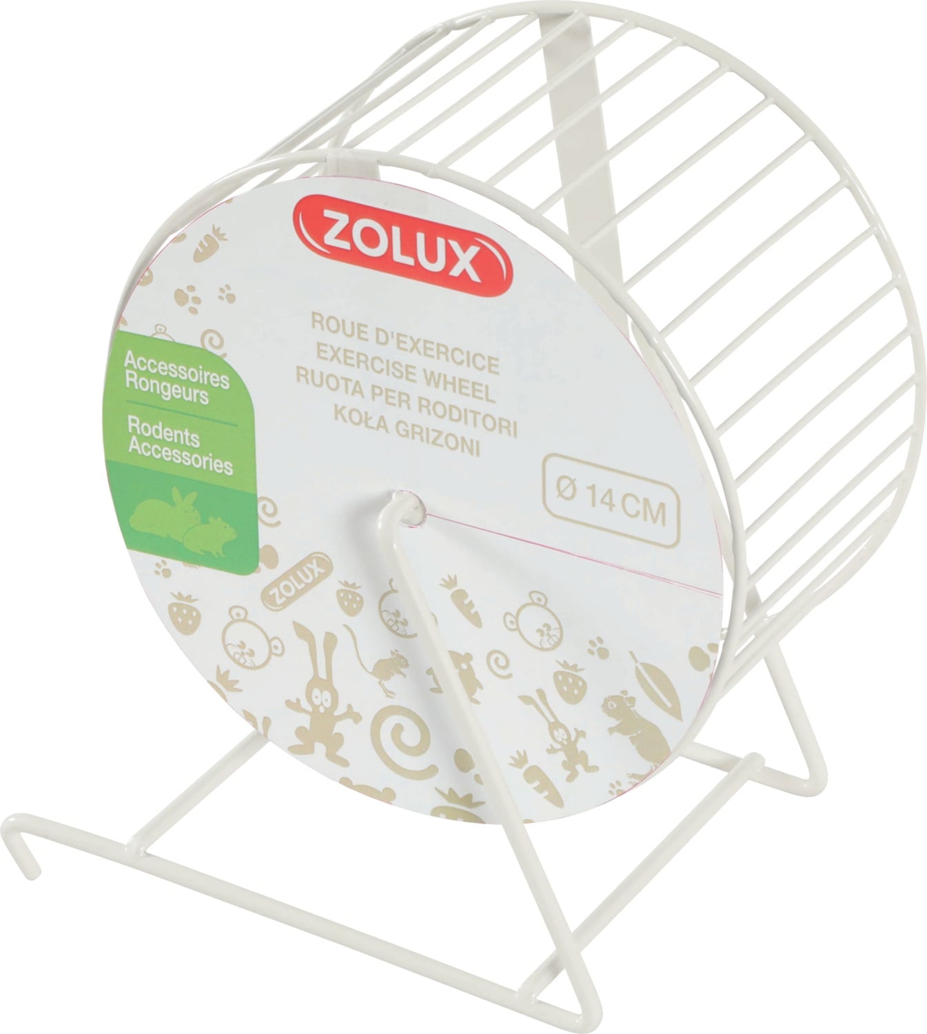 ZOLUX Metāla rullītis grauzējiem, smilškrāsā, 14
