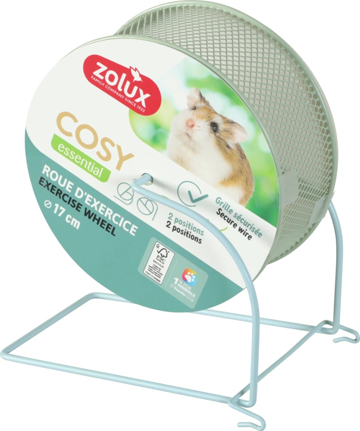 ZOLUX COSY Metāla skriešanas ratiņi kāmjiem