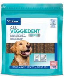 VIRBAC Veggiedent Fresh L (>30 kg) suņu košļājamie kārumi 15 gab.