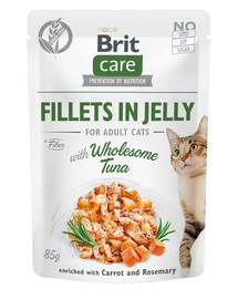 BRIT Care Cat Fillets in Jelly Wholesome Tuna 85 g Tuna
