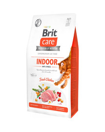 BRIT Care Cat Grain-Free Indoor Anti-Stress bez graudiem mājās kaķiem 400 g