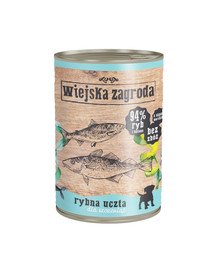 WIEJSKA ZAGRODA Žuvų šventė šuniukams 400 g