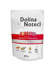 DOLINA NOTECI Premium Junior Rich ar cūkgaļas sirdi 300g