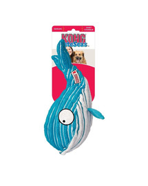 KONG Cuteseas Whale samta vaļa rotaļlieta suņiem-valis L