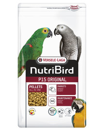 VERSELE-LAGA NutriBird P15 Original 1 kg - granulas lieliem papagaiļiem
