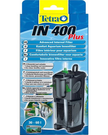 Iekštelpu filtrs Tetra In Plus In 400-vidējais filtrs 30-60 L