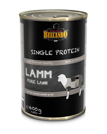 BELCANDO Single Protein Jēra gaļa 6 x 400 g monoproteīnu barība suņiem
