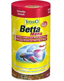 TETRA Betta ēdienkarte 100 ml 4 barības veidi cīnītājiem