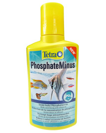 TETRA PhosphateMinus 250 ml samazina augstu fosfātu (PO4) koncentrāciju - novērš nevēlamu augu augšanu