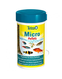 TETRA Micro Pellets 100 ml tropisko zivju barības granulas