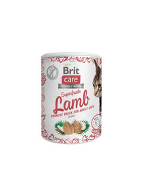 BRIT Care Cat Snack Superfruits Jēra gaļa pieaugušiem kaķiem 100 g