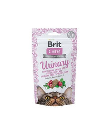 BRIT Care Cat Snack Urīnceļu atbalsta našķis kastrētiem kaķiem 50g
