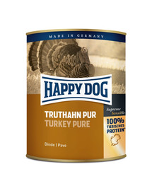 Happy Dog Truthahn Pur konservi suņiem ar tītara gaļu 800 g