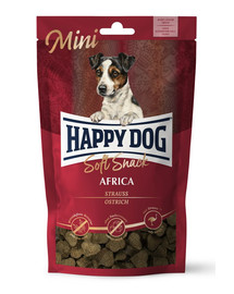 HAPPY DOG Soft Snack Mini Africa 100 g strauss