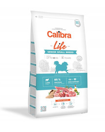 CALIBRA Dog Life mazo šķirņu pieaugušiem suņiem ar jēra gaļu 6 kg