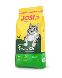 JOSERA JosiCat Crunchy Poultry 10 kg sausā barība ar vistas gaļu kaķiem