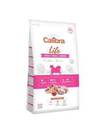 CALIBRA Dog Life mazo šķirņu pieaugušiem suņiem ar vistas gaļu 6 kg