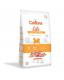 CALIBRA Dog Life mazo šķirņu pieaugušajiem suņiem ar jēra gaļu 6 kg