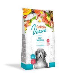 CALIBRA Dog Verve GF Adult mazām šķirnēm, lasis un siļķe 6 kg