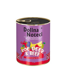 DOLINA NOTECI Premium SuperFood su elniena ir jautiena 6 x 800 g