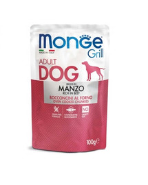 MONGE Grill suņu barība ar liellopa gaļu 100g