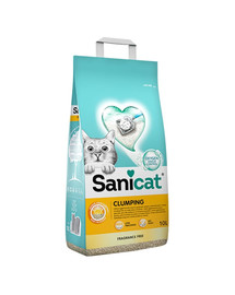 SANICAT  Bentonīta salipšanas pakaiši 10 litri, bez smaržas