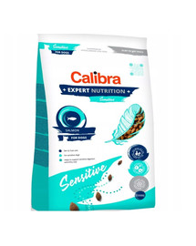 CALIBRA Dog Expert Nutrition Sensitive 12 kg sausā barība ar augstu sagremojamību, ādas un kažoka kopšanai, jutīgas gremošanas sistēmas aizsardzībai.