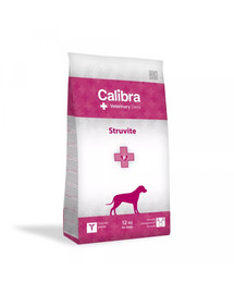 CALIBRA Veterinary Diet Dog Struvite 12 kg diētiskā barība,  struvīta akmeņu ārstēšanai un šķīdināšanai, atbalsts urīnceļiem.