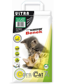 BENEK Super Corn Cat Ultra pakaiši svaiga zāle 7 l