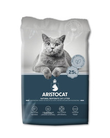 ARISTOCAT Plus dabīgie bentonīta pakaiši kaķiem 25 l + FERA hermētisks vāciņš burkai