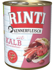 RINTI Kennerfleisch mitrā suņu barība ar teļa gaļu 400 g