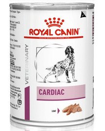 ROYAL CANIN Cardiac Canine mitrā barība pieaugušiem suņiem ar sirds mazspēju 12 x 410 g