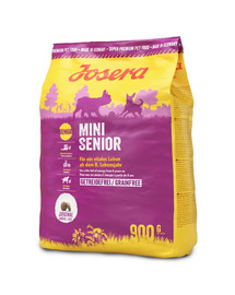 JOSERA MiniSenior 900g vecākiem mazo šķirņu suņiem