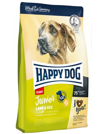 HAPPY DOG Junior Giant Jēra gaļa un rīsi 15 kg