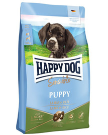 HAPPY DOG Sensible Kucēns 10 kg jēra gaļa ar rīsiem