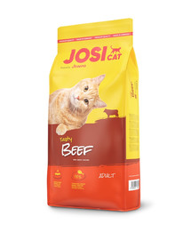 JOSERA JosiCat Tasty Beef sausa kaķu barība, ar liellopu gaļu 18 kg