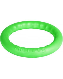 PULLER PitchDog30 suņu gredzens 28cm, laima zaļā krāsā