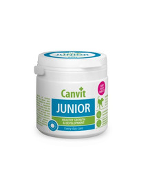 CANVIT Dog Junior 230g vitamīnu un mikro- un makroelementu komplekss.