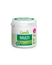 CANVIT Dog Multi 100g 13 svarīgāko vitamīnu sabalansēta kombinācija