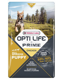 VERSELE-LAGA Opti Life Prime kucēniem ar vistu 12,5 kg bez graudaugiem