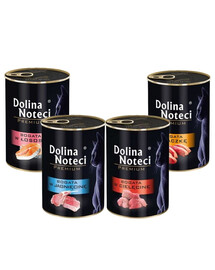 DOLINA NOTECI Premium garšas mix kaķiem 24x400g