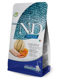 FARMINA N&D Ocean Cat Kitten 50 gr menca, garneles, ķirbis un melone kaķēniem