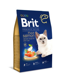 BRIT Cat Premium by Nature salmon pieaugušiem kaķiem ar lasi 800 g