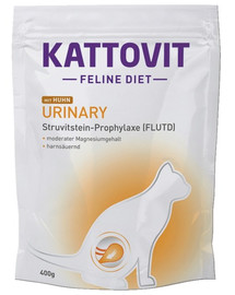 KATTOVIT Feline diēta kaķiem, ar vistas gaļu 400 g, urīnceļiem.
